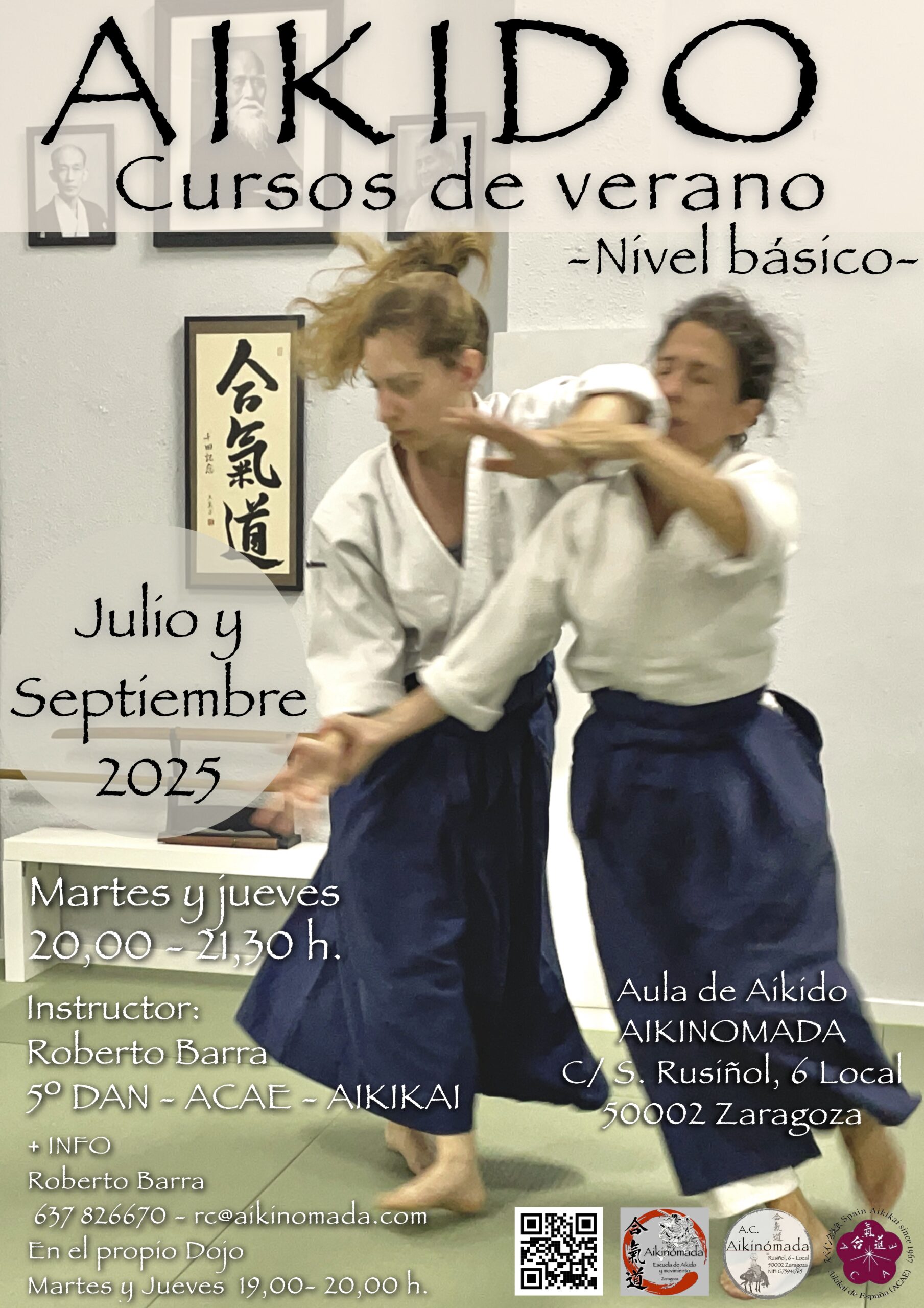 Cursos de verano 2025 en Aikinomada